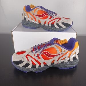 Saucony Ripple Trail Sneakers in Orange, Red & Purple